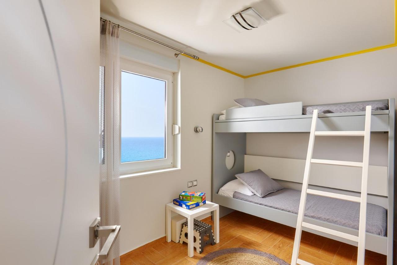 Breathtaking Sea View Flat In South Crete Lejlighed Keratókambos Eksteriør billede