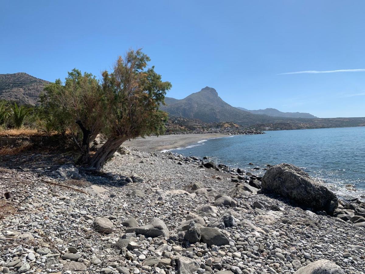 Breathtaking Sea View Flat In South Crete Lejlighed Keratókambos Eksteriør billede
